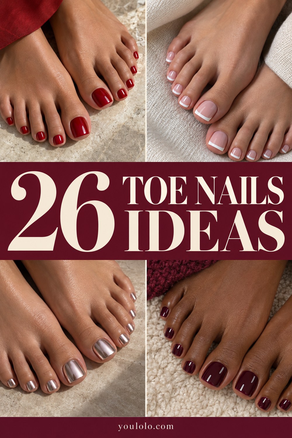 26 Toe Nails Ideas That Look Beautiful in Sandals