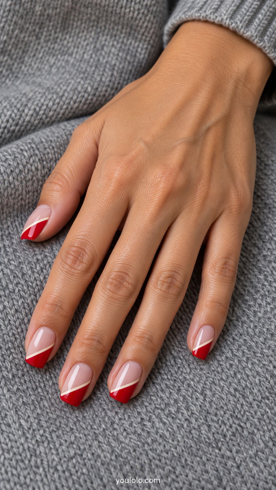 Cherry Red Nails — Cherry and Vanilla Side French