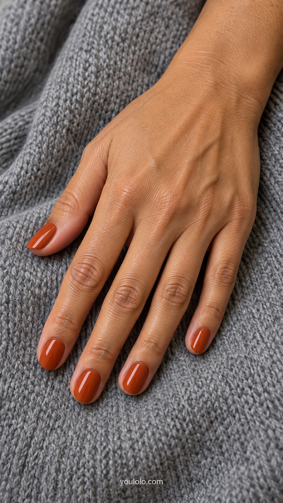 Fall Nail Colors — Paprika Orange Cream