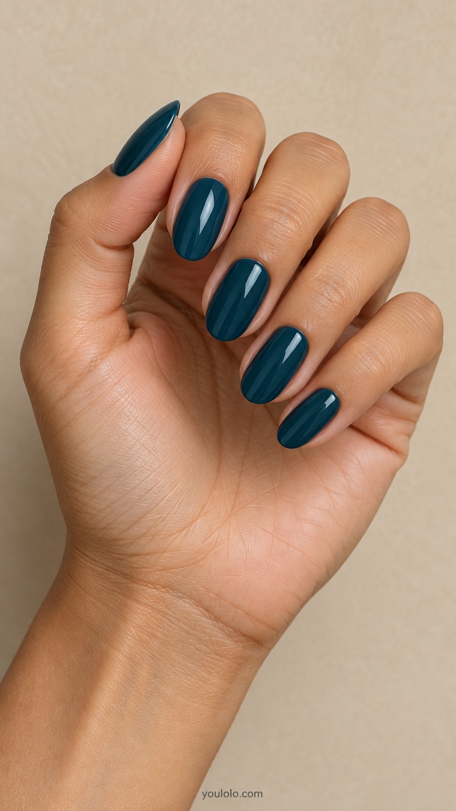 Fall Nail Colors — Deep Petrol Blue
