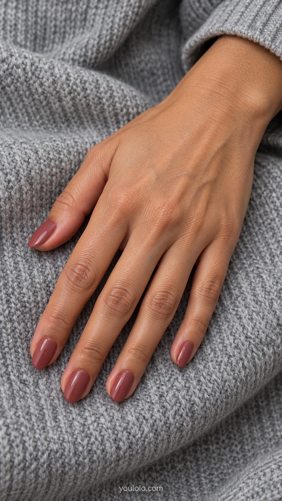Fall Nail Colors — Brick Rose