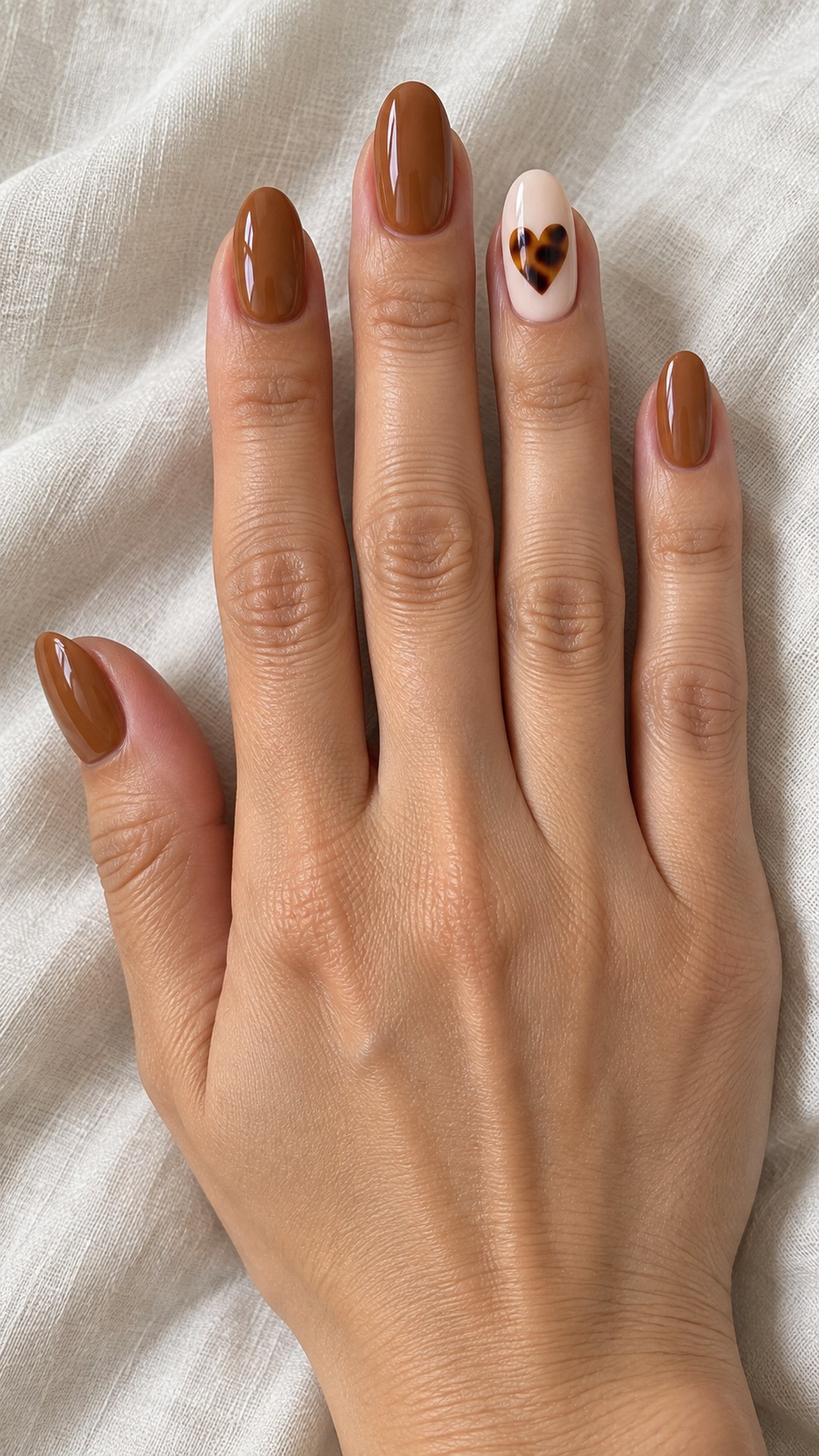 tortoise nails — Tortoise Heart Accent