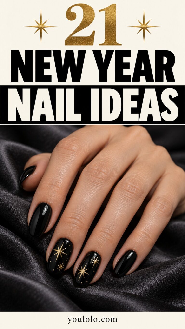 21 New Year Nails Ideas for a Sparkling Party Look