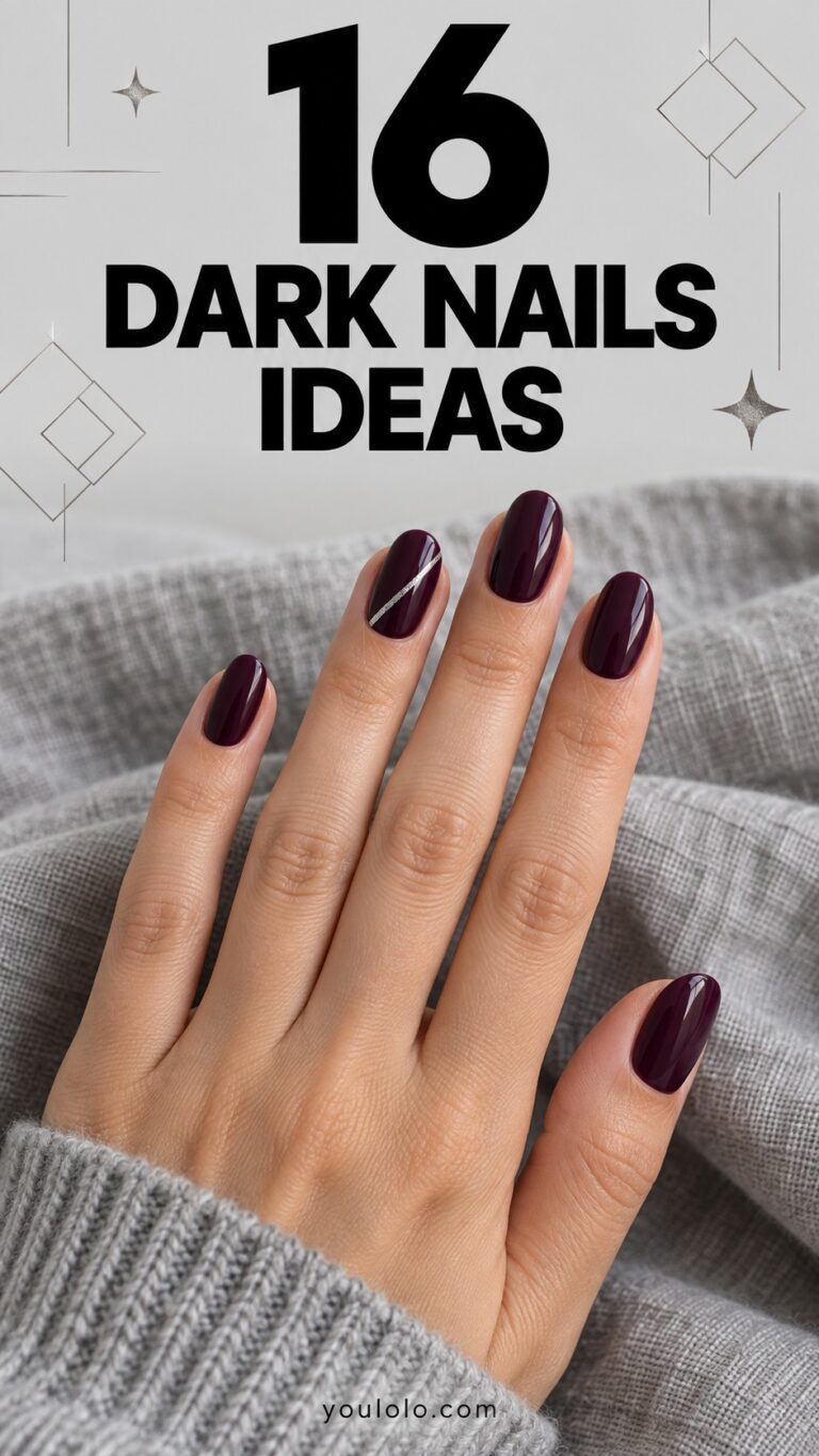 16 Dark Nails: Stunning Color and Design Ideas