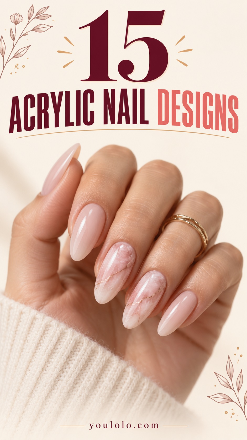 15 Acrylic Nail Designs with Wearable Statement Details