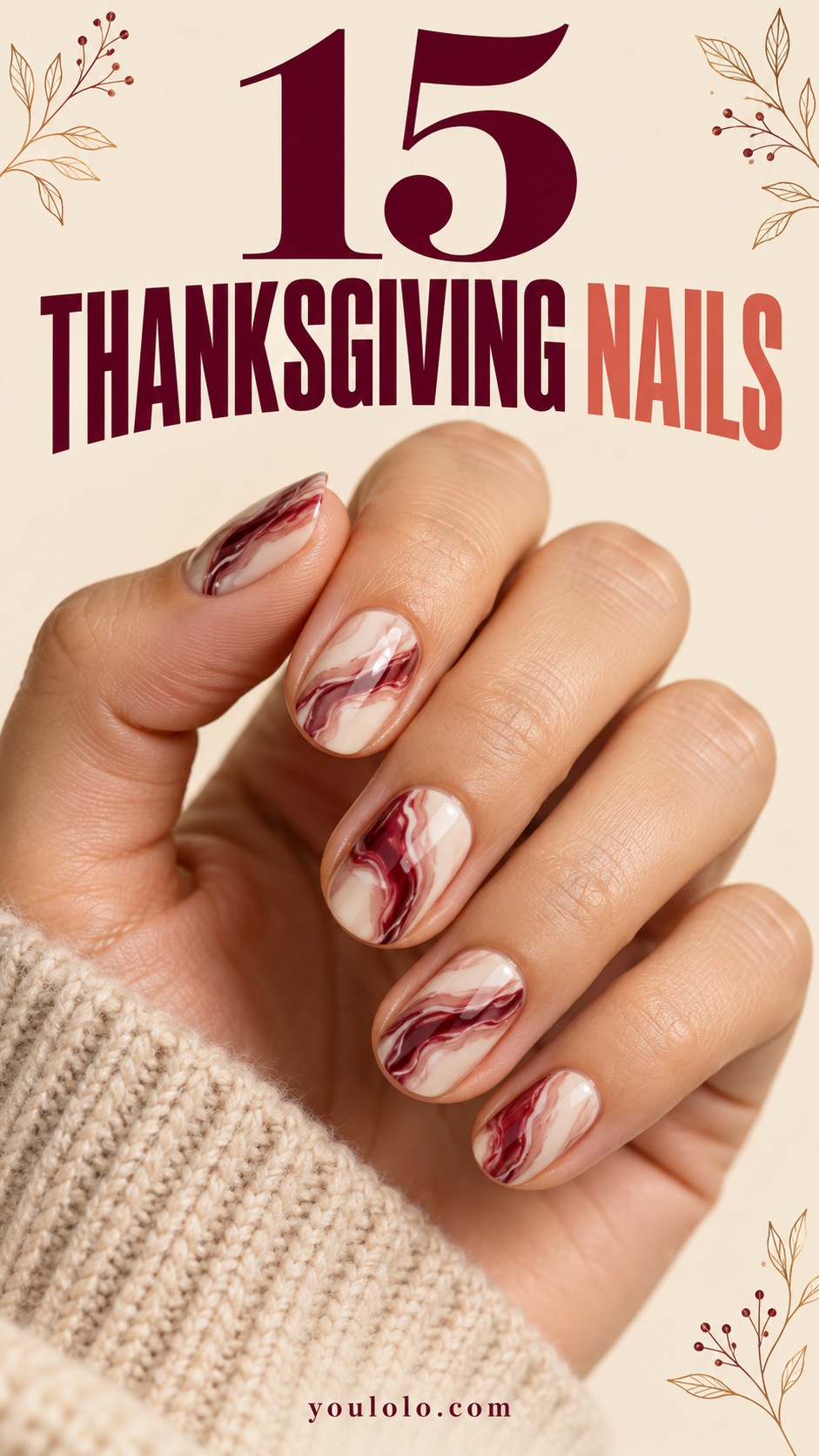 15 Thanksgiving Nails for a Beautiful Holiday Table