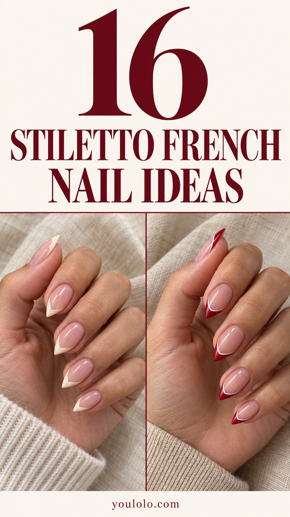 16 short stiletto french nails ideas with realistic manicure concepts