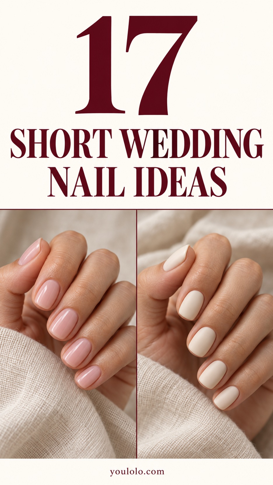 17 short wedding nails ideas with realistic manicure concepts
